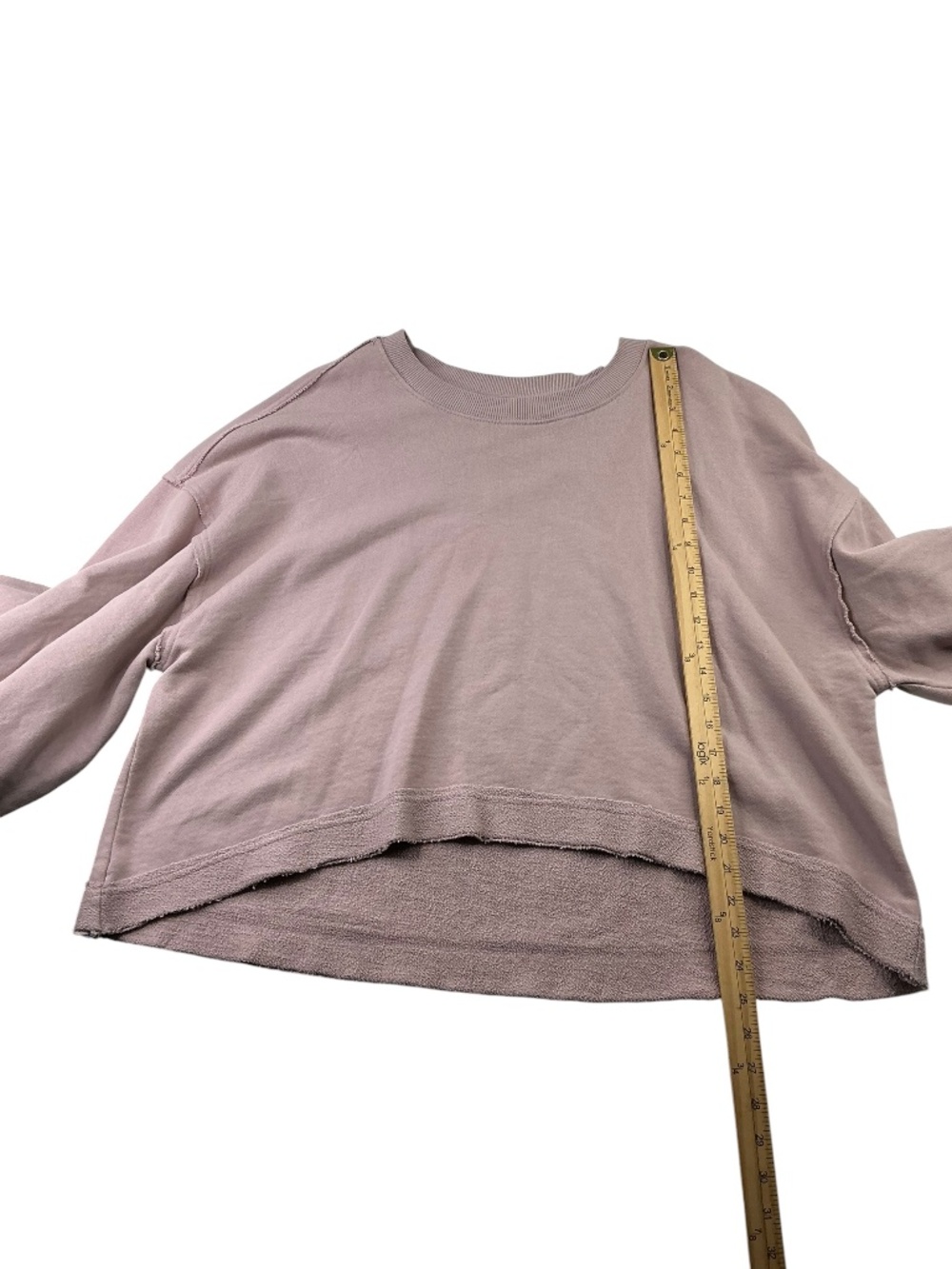 Free People Trish Boxy Oversized Pullover Sweatshirt Size XS - Picture 10 of 11
